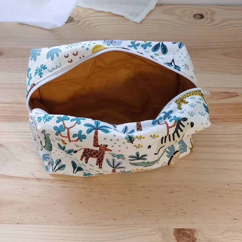 Trousse de toilette personnalisée avec étiquette en bois – Pour enfants et adultes – Image 7