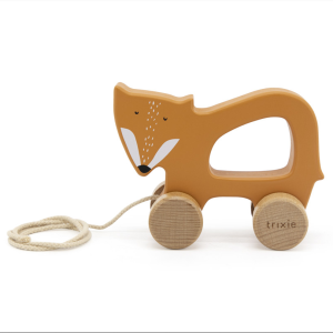 JOUET A TIRER EN BOIS MR FOX – TRIXIE