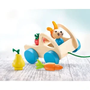 Verdurino lapin en voiture à tirer – Selecta