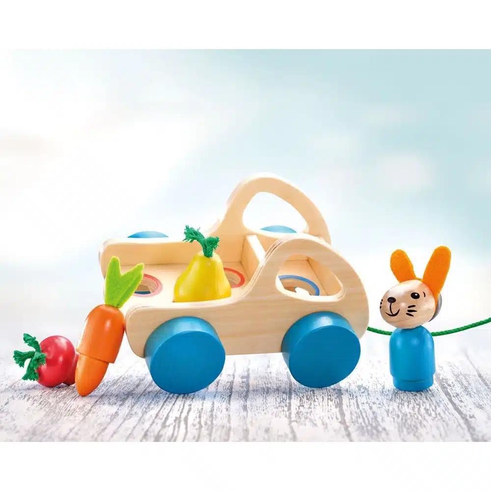 Verdurino lapin en voiture à tirer – Selecta – Image 3